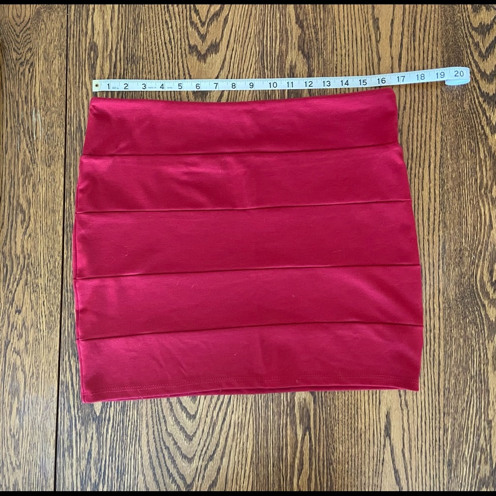 Nollie (PacSun) XL red bodycon skirt - Picture 5 of 9